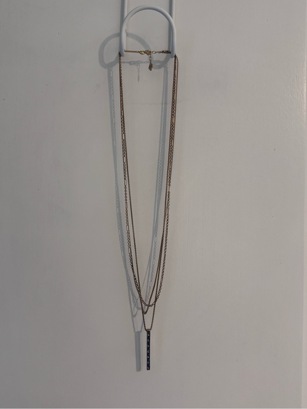 Kendra Scott Layered Gold-Tone Bar Pendant Necklace - Women Jewelry